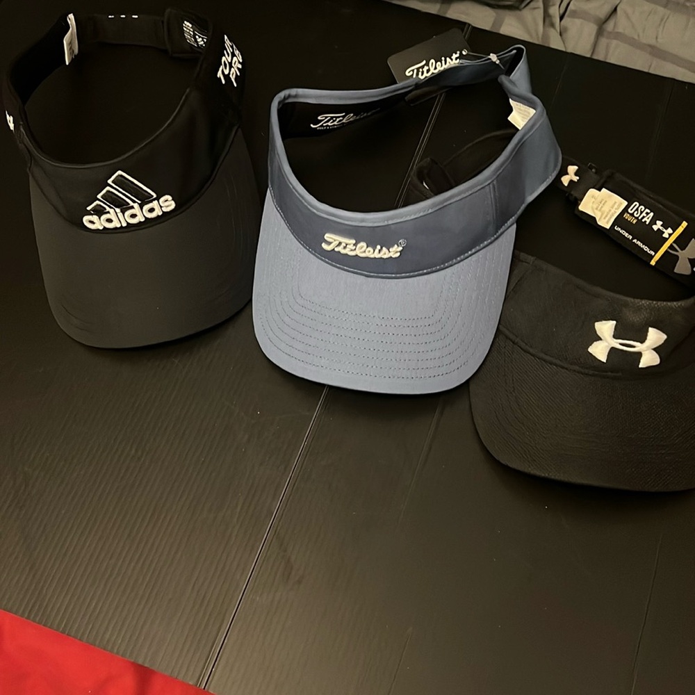 Men’s golf visors - all adjustable